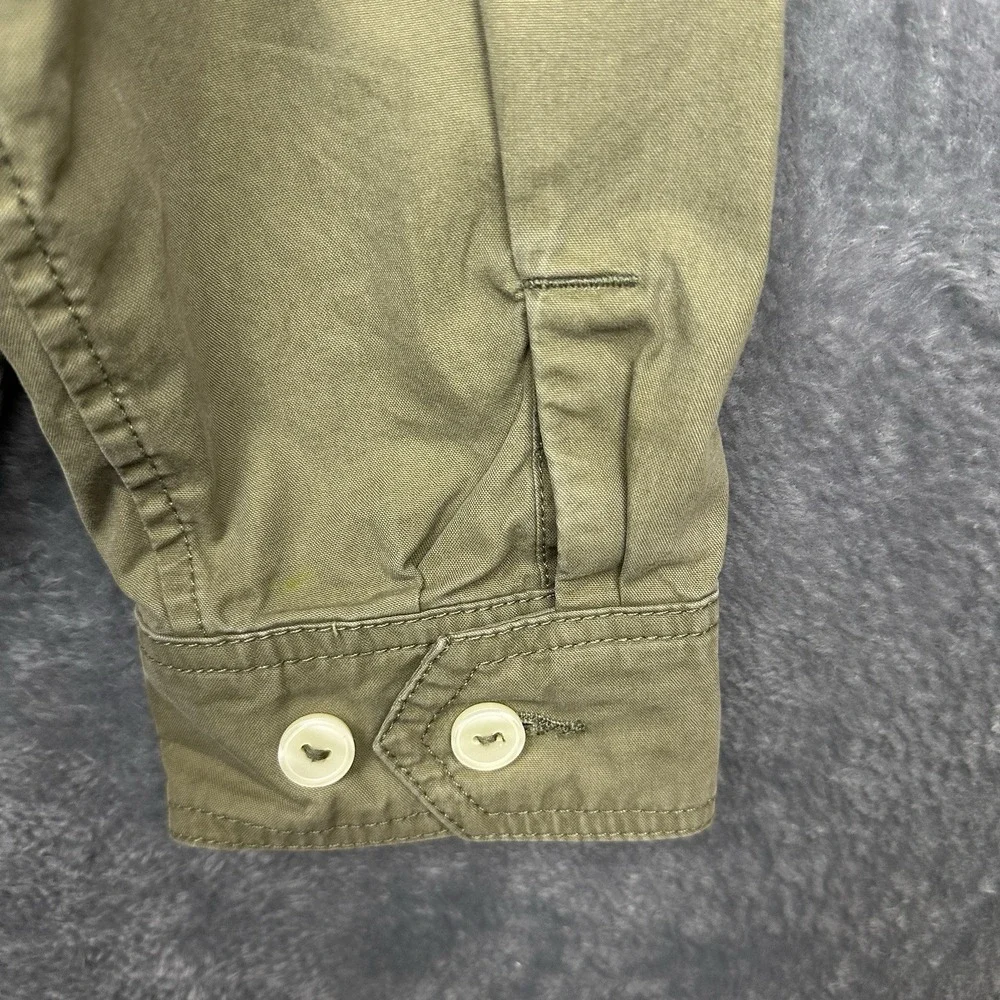 Polo Ralph Lauren Utility Jacket Mens Large Army Green Hooded Full Zip Pony Logo